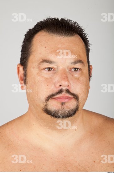 Head Man White Overweight Bearded