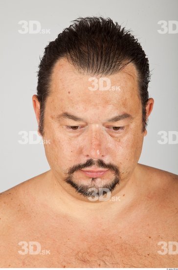 Head Man White Overweight Bearded