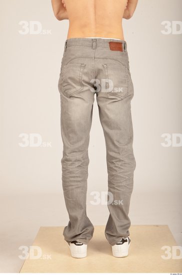 Leg Whole Body Man Casual Jeans Slim Studio photo references