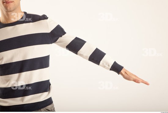 Arm Man Animation references White Casual Sweater Slim