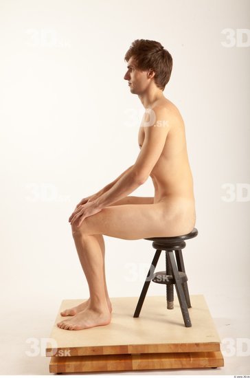 Whole Body Man Artistic poses White Nude Slim