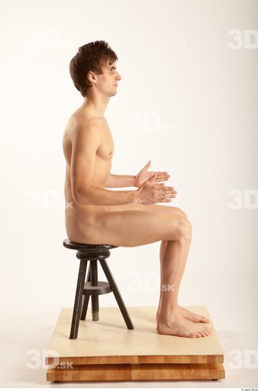 Whole Body Man Artistic poses White Nude Slim