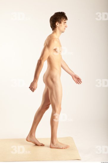 Whole Body Man Animation references White Nude Slim