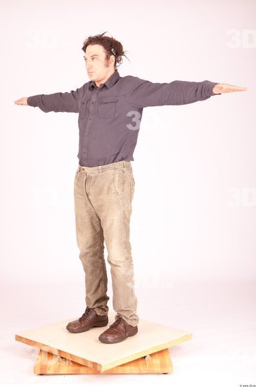 Whole Body Man T poses Formal Average Studio photo references