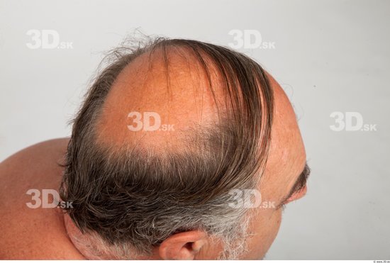 Head Man White Average Wrinkles Male Studio Poses