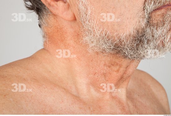 Head Man White Average Wrinkles Male Studio Poses