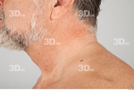 Head Man White Average Wrinkles Male Studio Poses