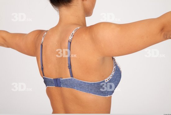 Whole Body Back Woman Casual Underwear Bra Slim Studio photo references