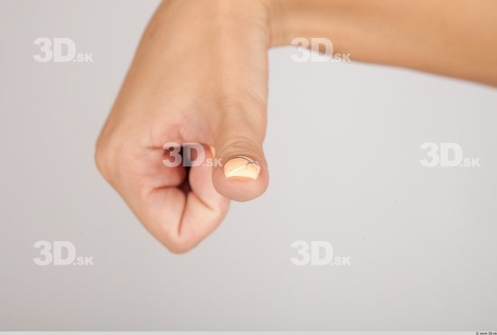 Fingers Whole Body Woman Casual Slim Studio photo references