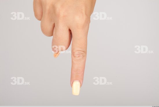 Fingers Whole Body Woman Casual Slim Studio photo references