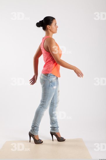 Whole Body Woman Animation references White Casual Slim