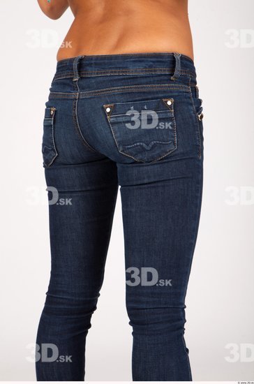 Thigh Whole Body Woman Casual Formal Jeans Slim Studio photo references