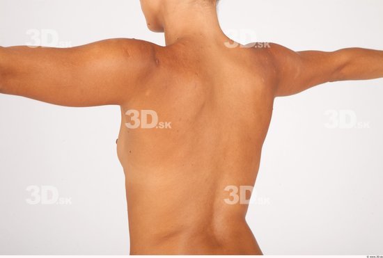 Whole Body Back Woman Nude Formal Slim Studio photo references