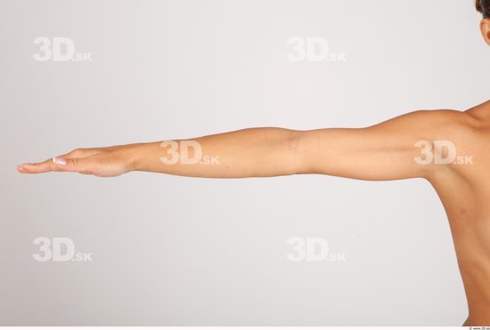 Arm Whole Body Woman Nude Formal Slim Studio photo references