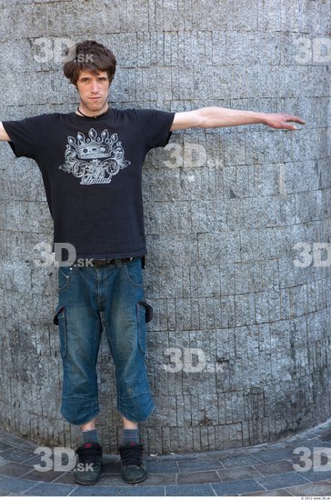 Whole Body Man T poses White Casual Average