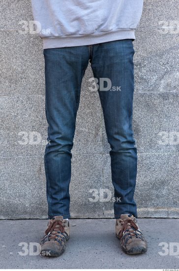 Leg Man Casual Jeans Average Street photo references