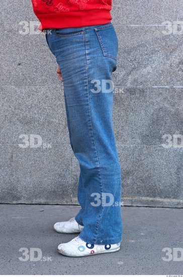 Leg Woman Casual Jeans Average Street photo references