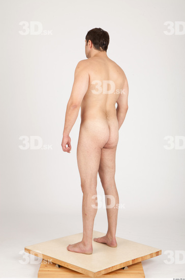 Whole Body Man Animation references Nude Casual Average Studio photo references