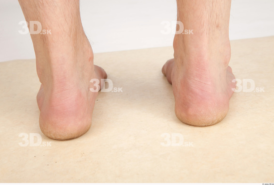 Foot Whole Body Man Nude Casual Average Studio photo references