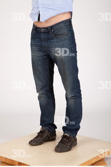 Leg Whole Body Man Casual Jeans Athletic Studio photo references