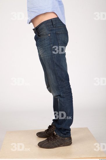 Leg Whole Body Man Casual Jeans Athletic Studio photo references