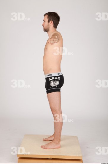 Whole Body Man T poses Casual Underwear Athletic Studio photo references