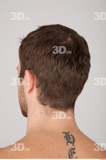 Whole Body Head Man Animation references Tattoo Casual Athletic Studio photo references