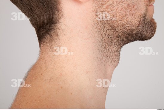 Neck Whole Body Man Nude Casual Athletic Studio photo references