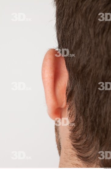 Ear Whole Body Man Casual Athletic Studio photo references