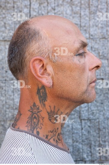 Head Tattoo Casual Average Studio photo references