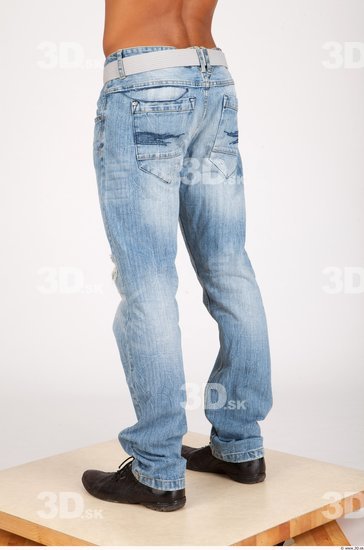 Leg Whole Body Man Casual Jeans Athletic Studio photo references