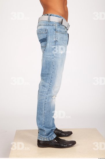 Leg Whole Body Man Casual Jeans Athletic Studio photo references