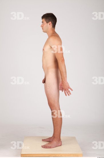 Whole Body Man Animation references Nude Casual Average Studio photo references