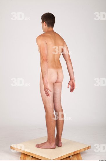 Whole Body Man Animation references Nude Casual Average Studio photo references