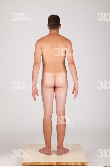 Whole Body Man Animation references Nude Casual Average Studio photo references