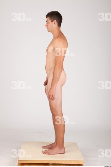 Whole Body Man Animation references Nude Casual Average Studio photo references