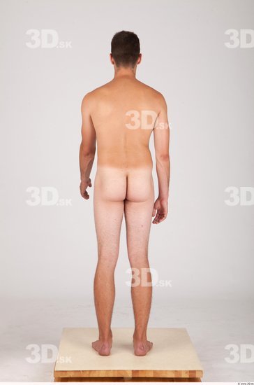 Whole Body Man Animation references Nude Casual Average Studio photo references