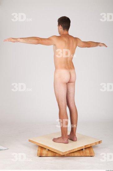 Whole Body Man T poses Nude Casual Average Studio photo references