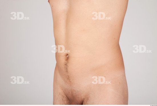 Belly Whole Body Man Nude Casual Average Studio photo references