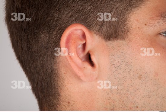 Ear Whole Body Man Casual Average Studio photo references