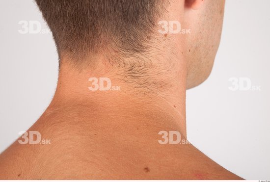 Neck Whole Body Man Nude Casual Average Studio photo references