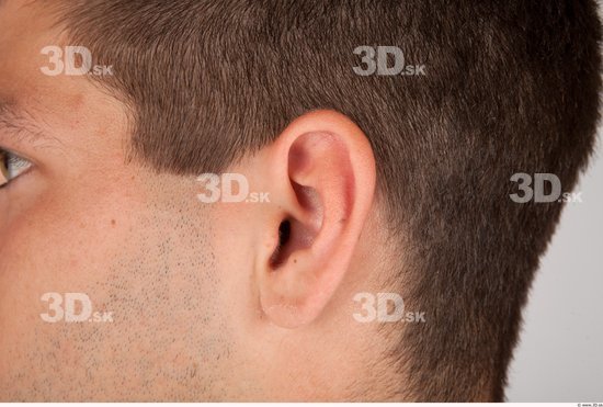 Ear Whole Body Man Casual Average Studio photo references