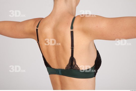 Whole Body Back Woman Underwear Formal Bra Slim Studio photo references