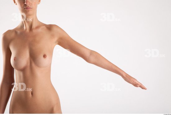 Arm Woman Animation references White Nude Dress Slim