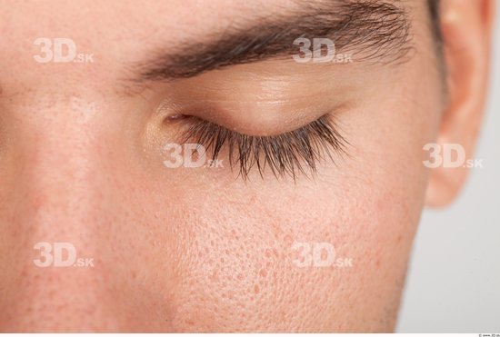 Eye Whole Body Man Casual Muscular Studio photo references