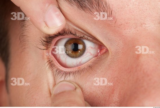 Eye Whole Body Man Casual Muscular Studio photo references