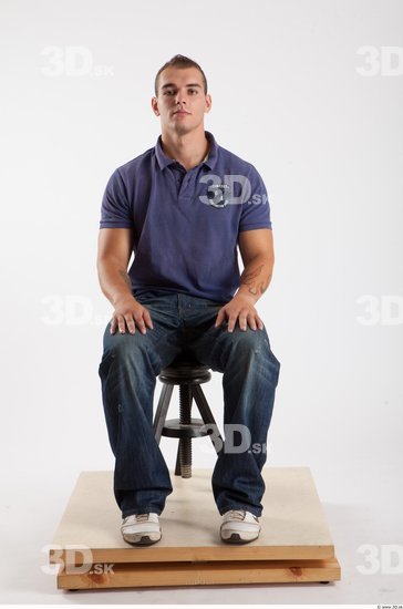 Whole Body Man Artistic poses White Casual Muscular