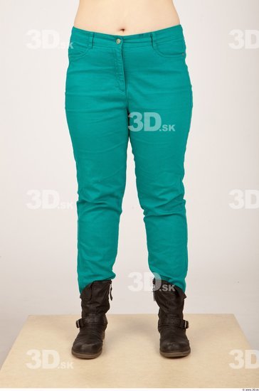 Leg Whole Body Woman Casual Trousers Average Studio photo references