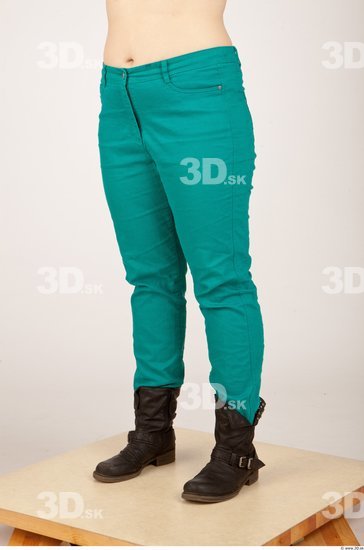 Leg Whole Body Woman Casual Trousers Average Studio photo references