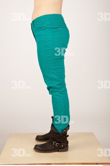 Leg Whole Body Woman Casual Trousers Average Studio photo references